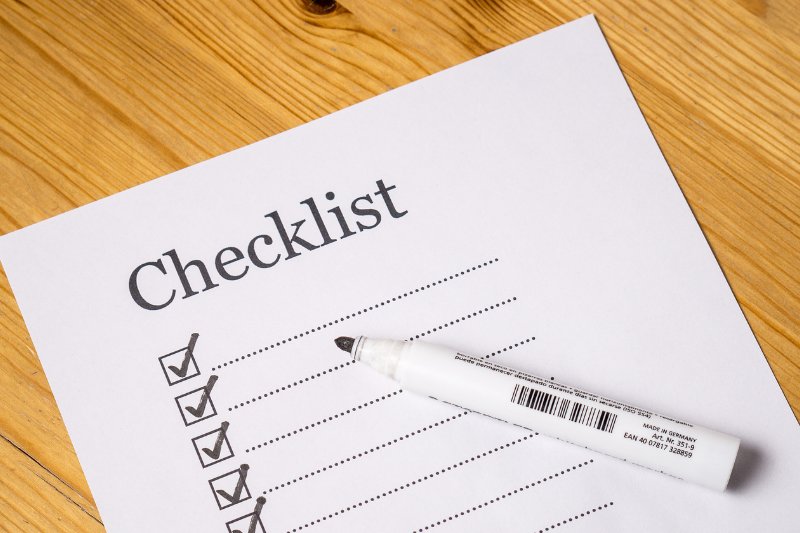 Checklist image